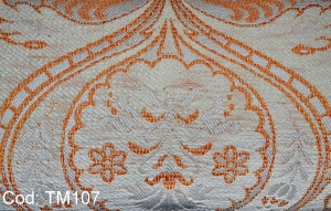 TM107-draperie model elegant portocaliu